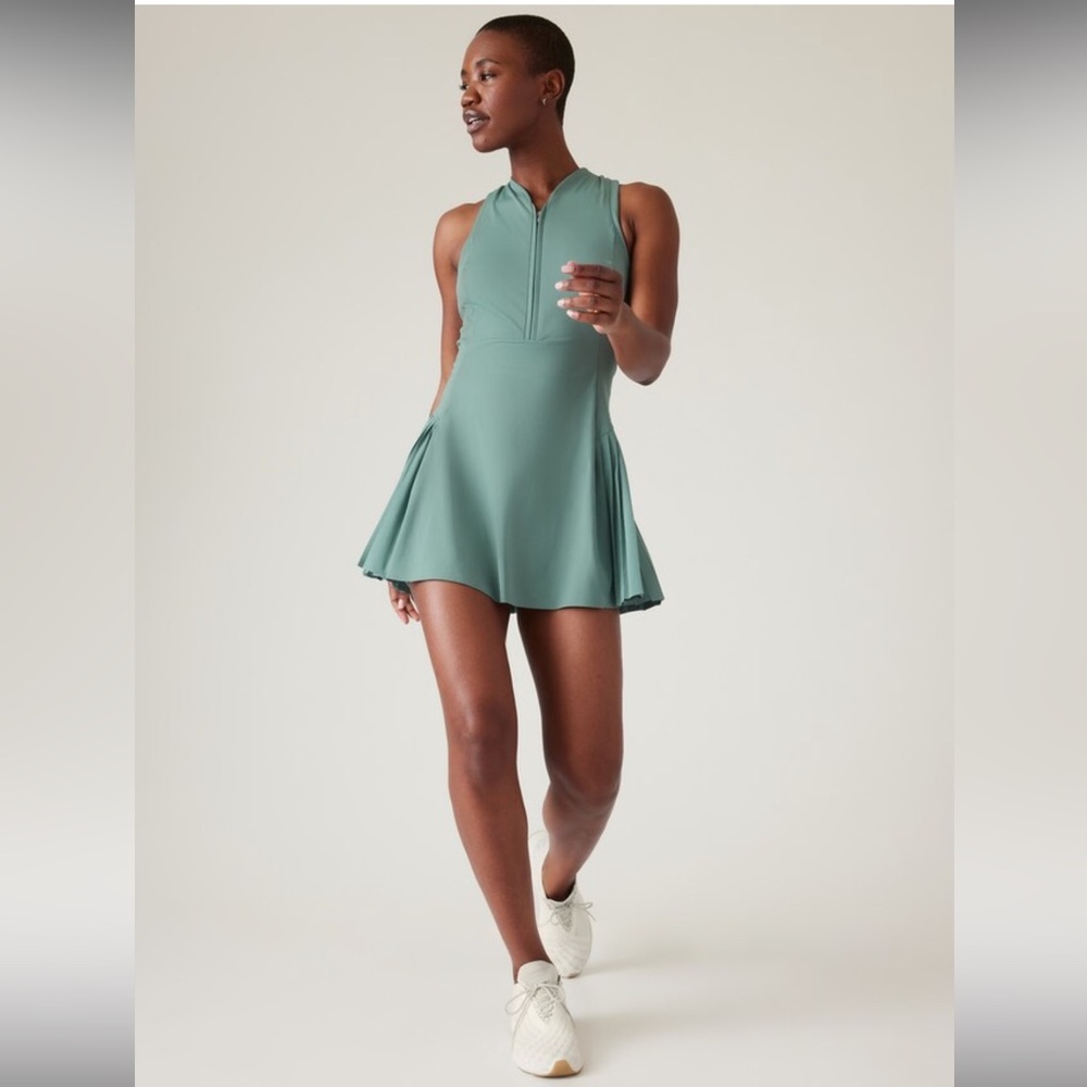NWT Athleta  Advantage Dress Deep Ocean Teal Small Petite